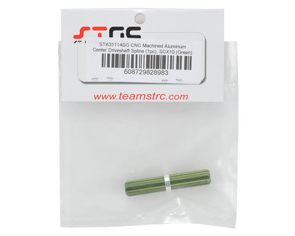 ST Racing Concepts Aluminum Center Driveshaft Spline (Green)