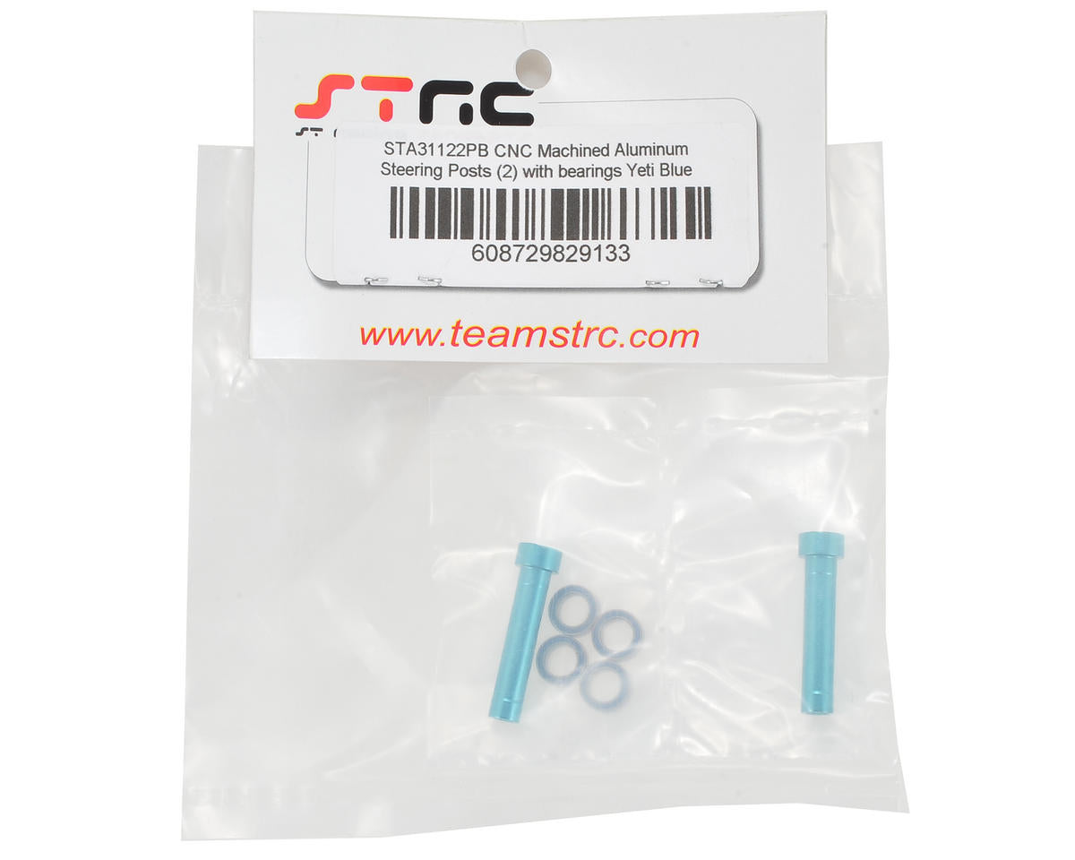 ST Racing Concepts Aluminum Steering Posts w/Bearings (Blue)