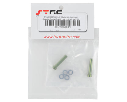 ST Racing Concepts Aluminum Steering Posts w/Bearings (Green)