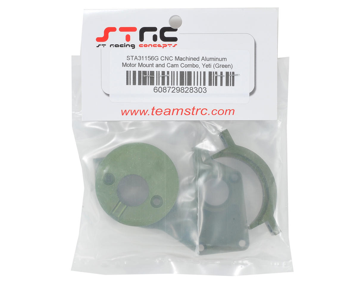 ST Racing Concepts Aluminum Motor Mount/Motor Cam Combo (Green)
