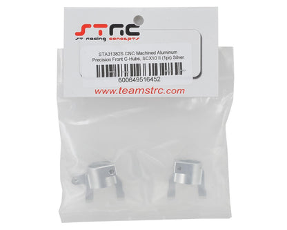 ST Racing Concepts SCX10 II Aluminum Front C-Hubs (2) (Silver)