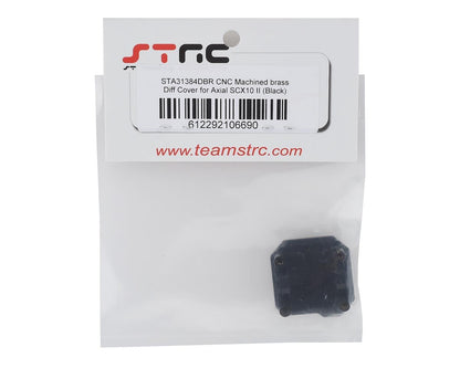 ST Racing Concepts SCX10 II AR44 Brass Diff Cover (Black)