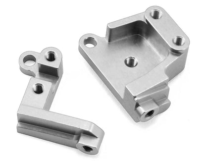 ST Racing Concepts SCX10 II Aluminum Servo Mount Brackets (Silver)