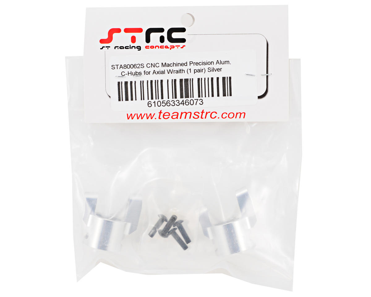 ST Racing Concepts Aluminum C-Hub Set (Silver) (2)