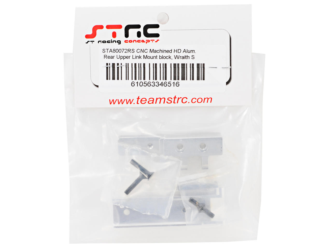 ST Racing Concepts Aluminum HD Rear Upper Link Mount (Silver)