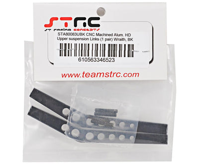 ST Racing Concepts CNC Mach Alum HD Upper Susp Link  Wraith (1pr) Blk