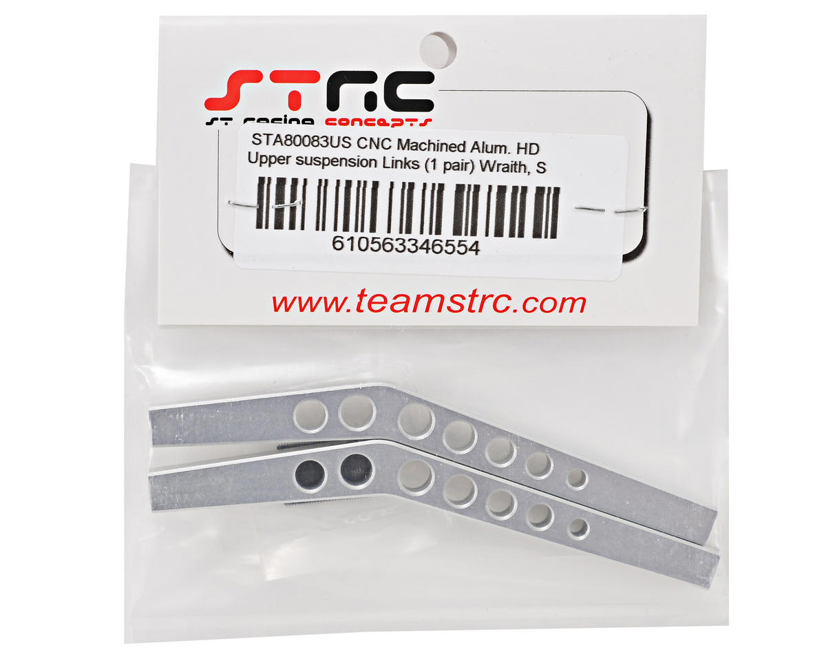 ST Racing Concepts Aluminum HD Upper Suspension Link Set (Silver) (2)