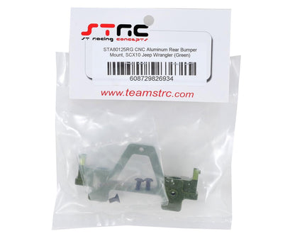 ST Racing Concepts SCX10 Aluminum Rear Bumper Mount (Green) (AXI90028)