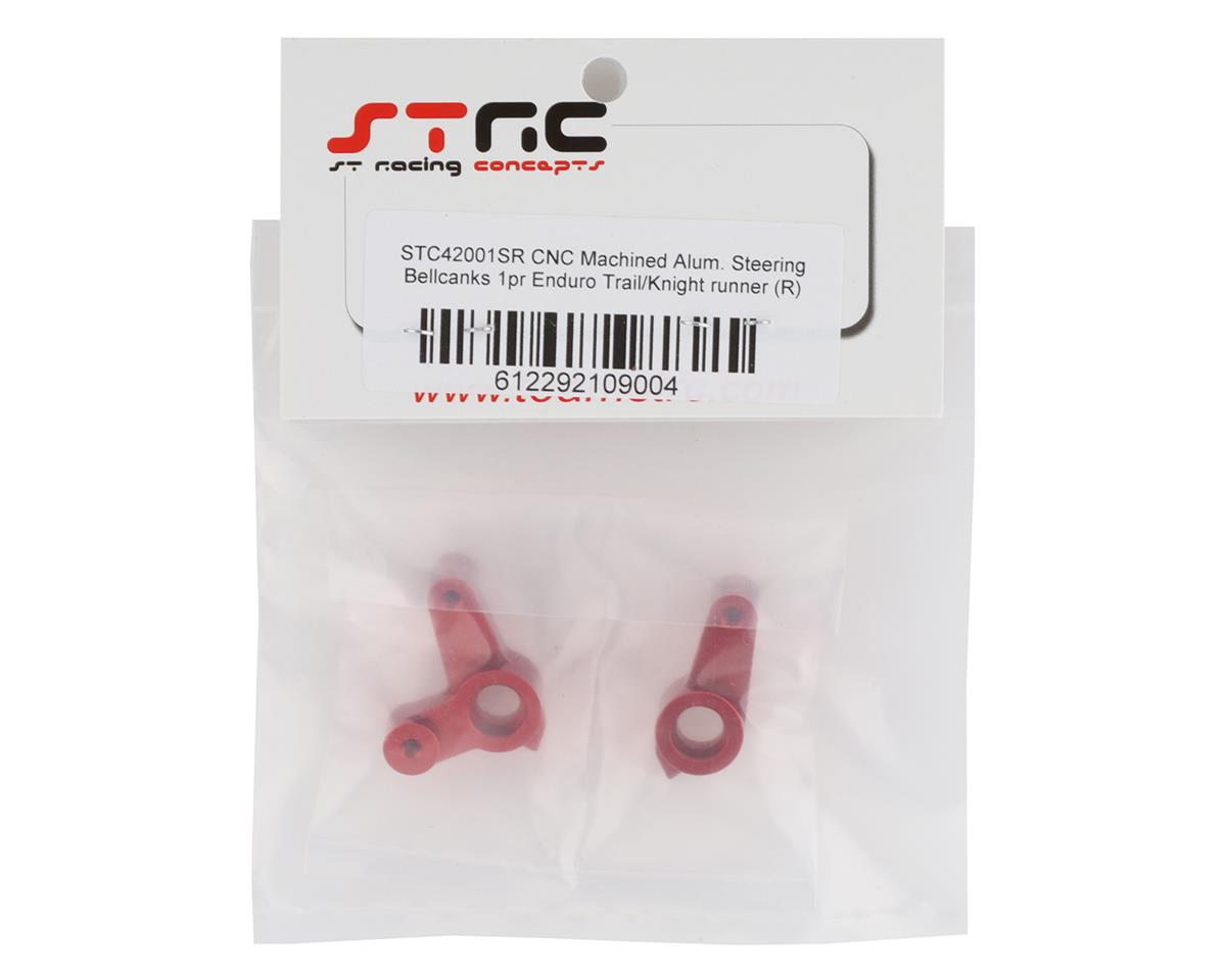ST Racing Concepts Enduro Trailrunner Aluminum Steering Bellcranks (2) (Red)