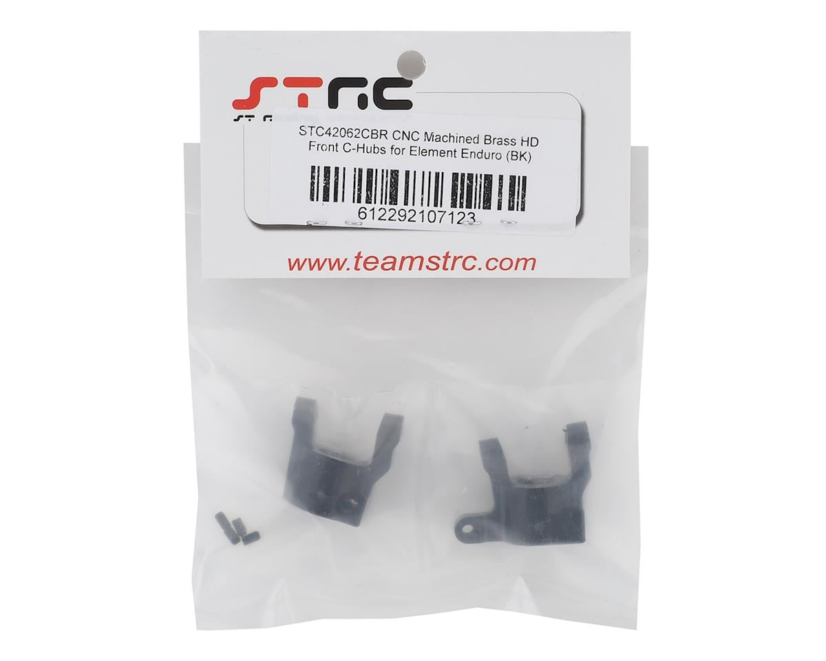 ST Racing Concepts Enduro Brass Front C-hub Carriers (Black)