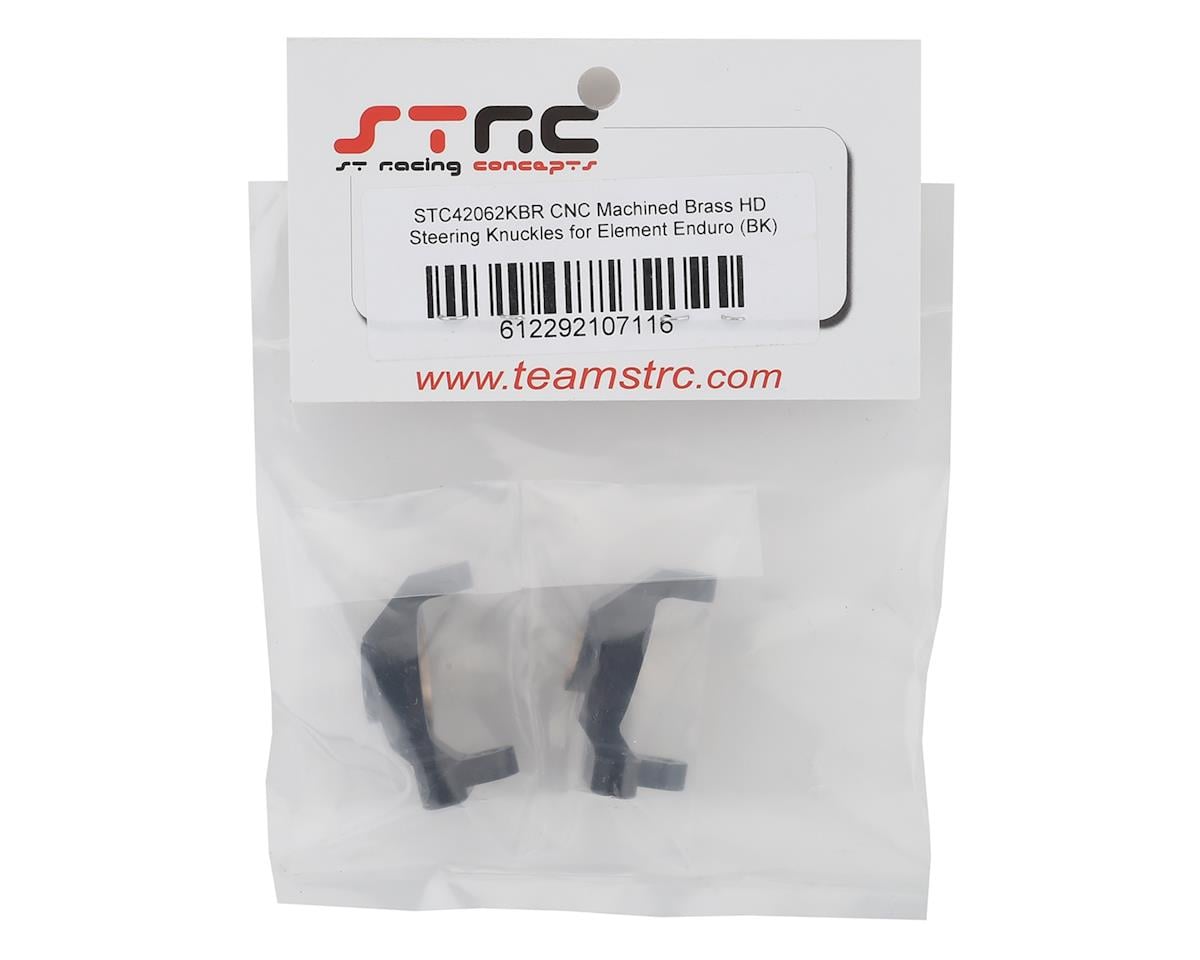 ST Racing Concepts Enduro Brass Front Steering Knuckle (Black)