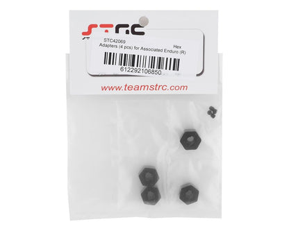ST Racing Concepts Enduro Brass Hex Adapters (4) (Black)