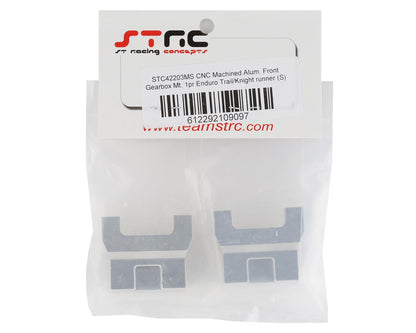 ST Racing Concepts Enduro Trailrunner Aluminum Front Gearbox Mount (2) (Silver)