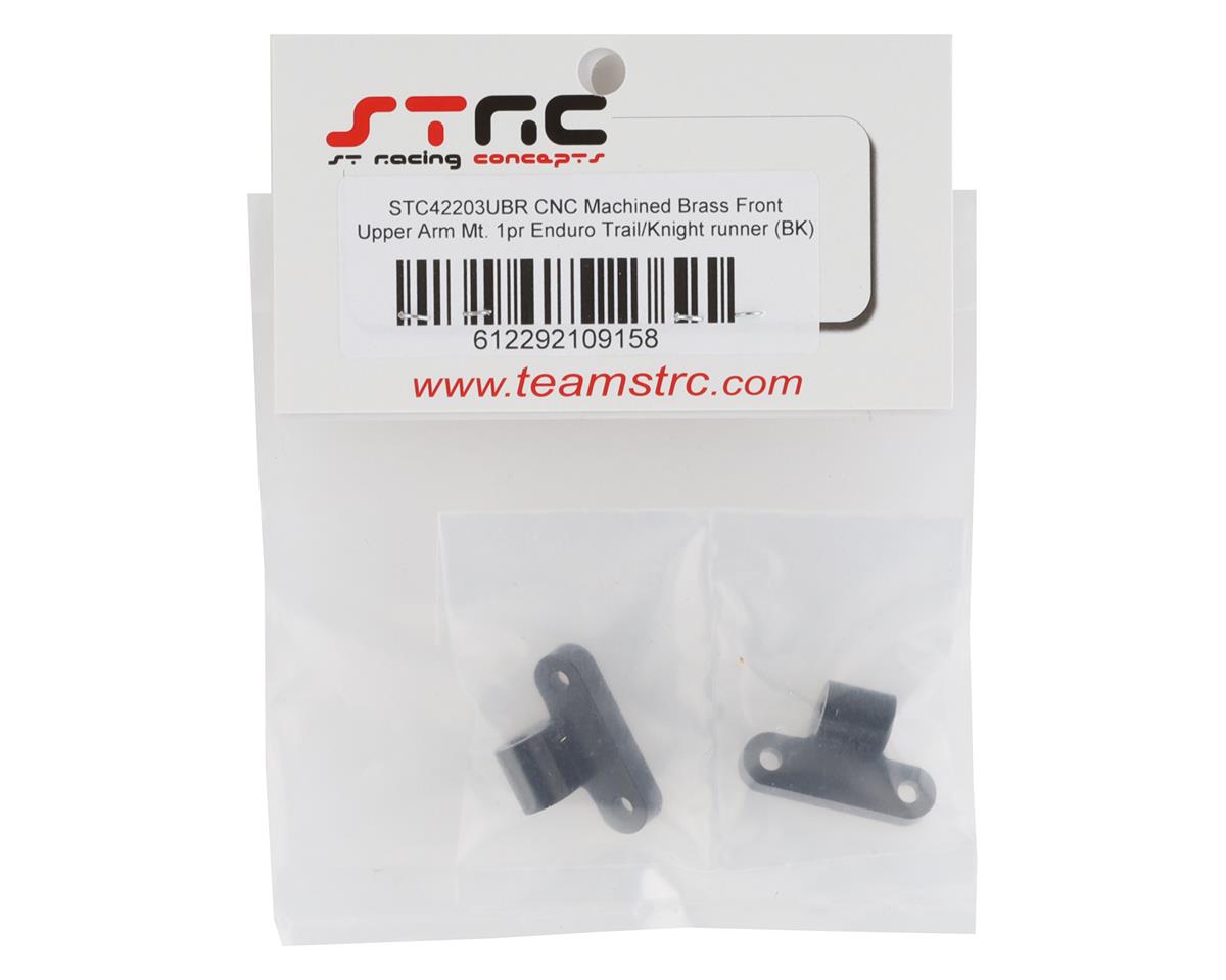 ST Racing Concepts Enduro Trailrunner Brass Upper Arm Mounts (2) (Black)