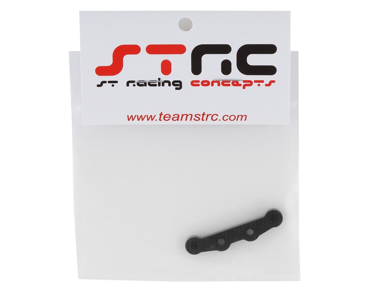 ST Racing Concepts Associated DR10 Aluminum Front Hinge Pin Brace (Black)