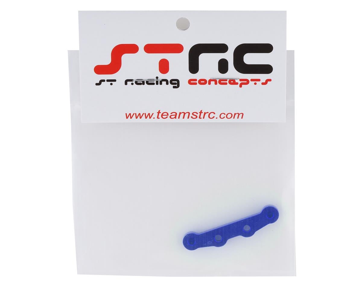 ST Racing Concepts Associated DR10 Aluminum Front Hinge Pin Brace (Blue)