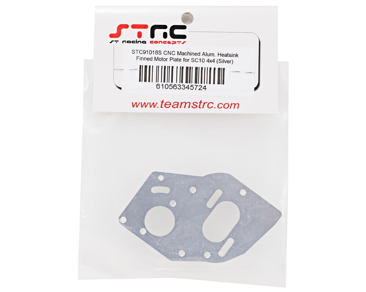 ST Racing Concepts SC10 4X4 Aluminum Heatsink Motor Plate (Silver)