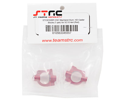 ST Racing Concepts Aluminum HD Caster Block Set (Red) (2)