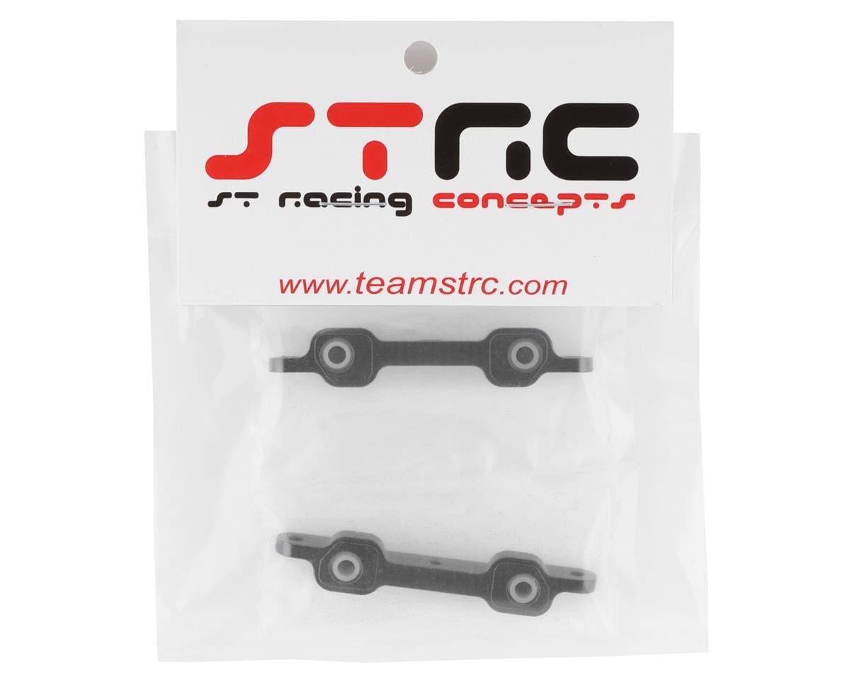 ST Racing Concepts DR10 Aluminum Rear Suspension Block Set (Black)