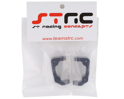 ST Racing Concepts DR10 Aluminum Caster Blocks (Black) (2)