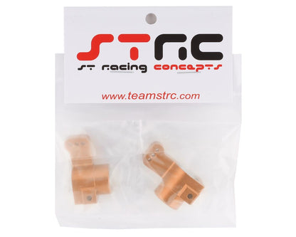 ST Racing Concepts DR10 Aluminum 0° Toe-In Rear Hub Carriers (2) (Orange)