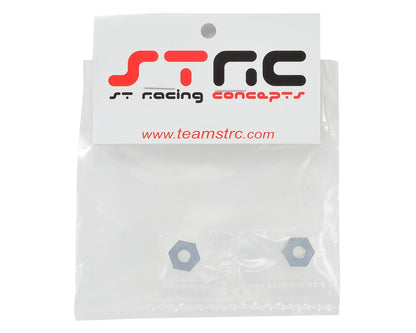 ST Racing Concepts B5 Aluminum Rear Hex Adapter (2) (Silver)