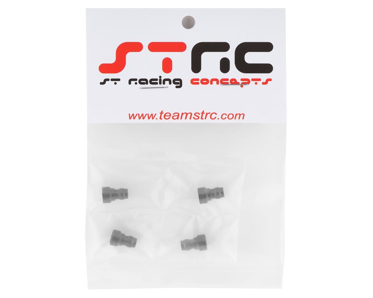 ST Racing Concepts DR10 Aluminum Upper Shock Mount Bushing (4) (Gun Metal)