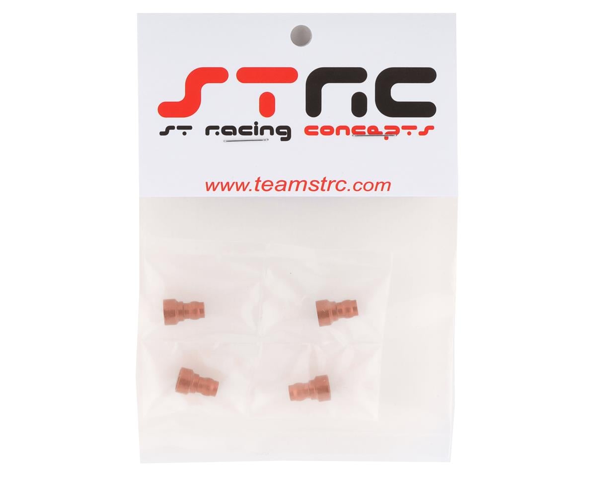 ST Racing Concepts DR10 Aluminum Upper Shock Mount Bushing (4) (Orange)