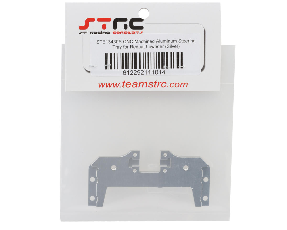 ST Racing Concepts Redcat Lowrider Aluminum Steering Tray (Silver)