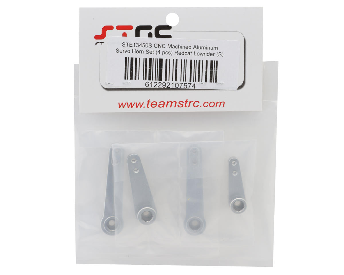 ST Racing Concepts Redcat Lowrider Aluminum Servo Horn Set (Silver) (4)