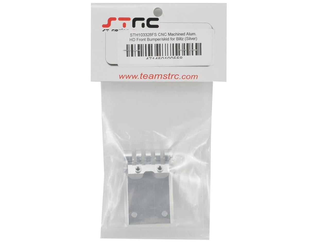ST Racing Concepts HPI Blitz Aluminum HD Front Bumper/Skid Plate (Silver)