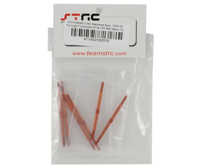 ST Racing Concepts Aluminum "Pro-Lite" Turnbuckle Kit (Orange) (6) (Blitz)