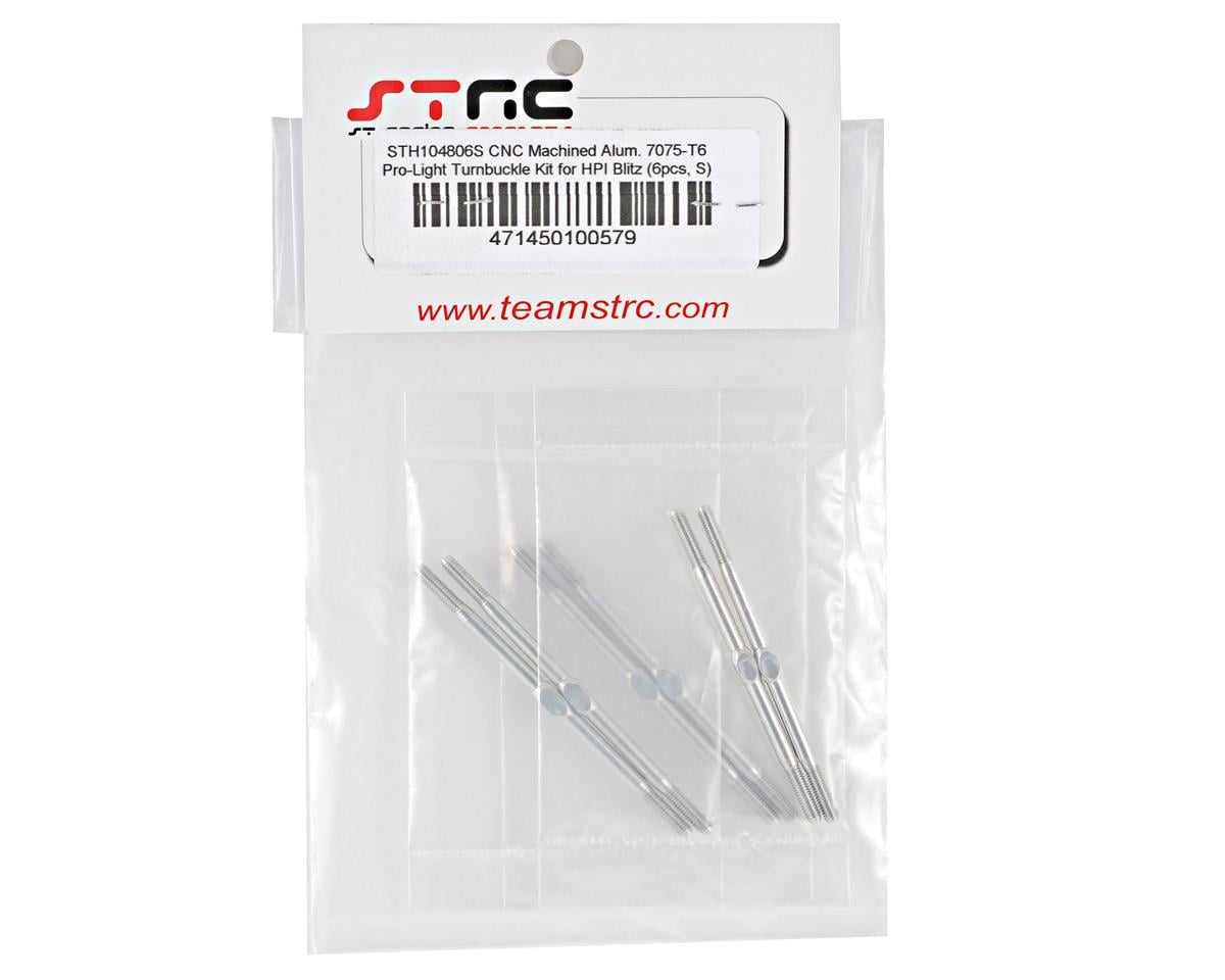 ST Racing Concepts HPI Blitz Aluminum Pro-Light Turnbuckle Kit (Silver) (6)