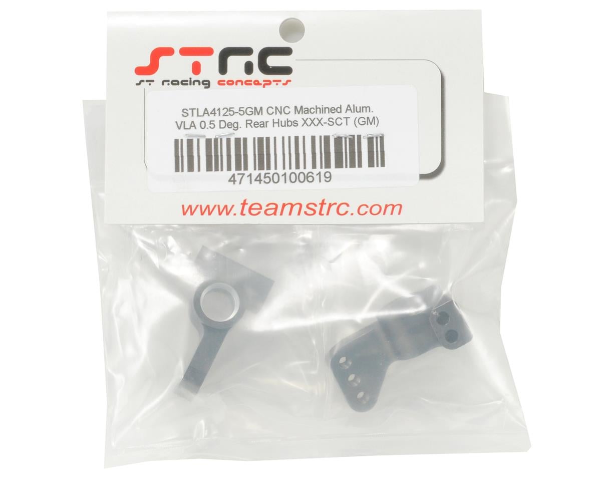 ST Racing Concepts XXX-SCT Aluminum VLA Rear Hub Carriers (Gun Metal) (2)