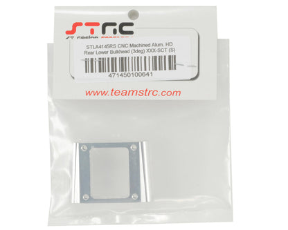 ST Racing Concepts Aluminum HD Rear Lower Bulkhead (3°) (Silver)