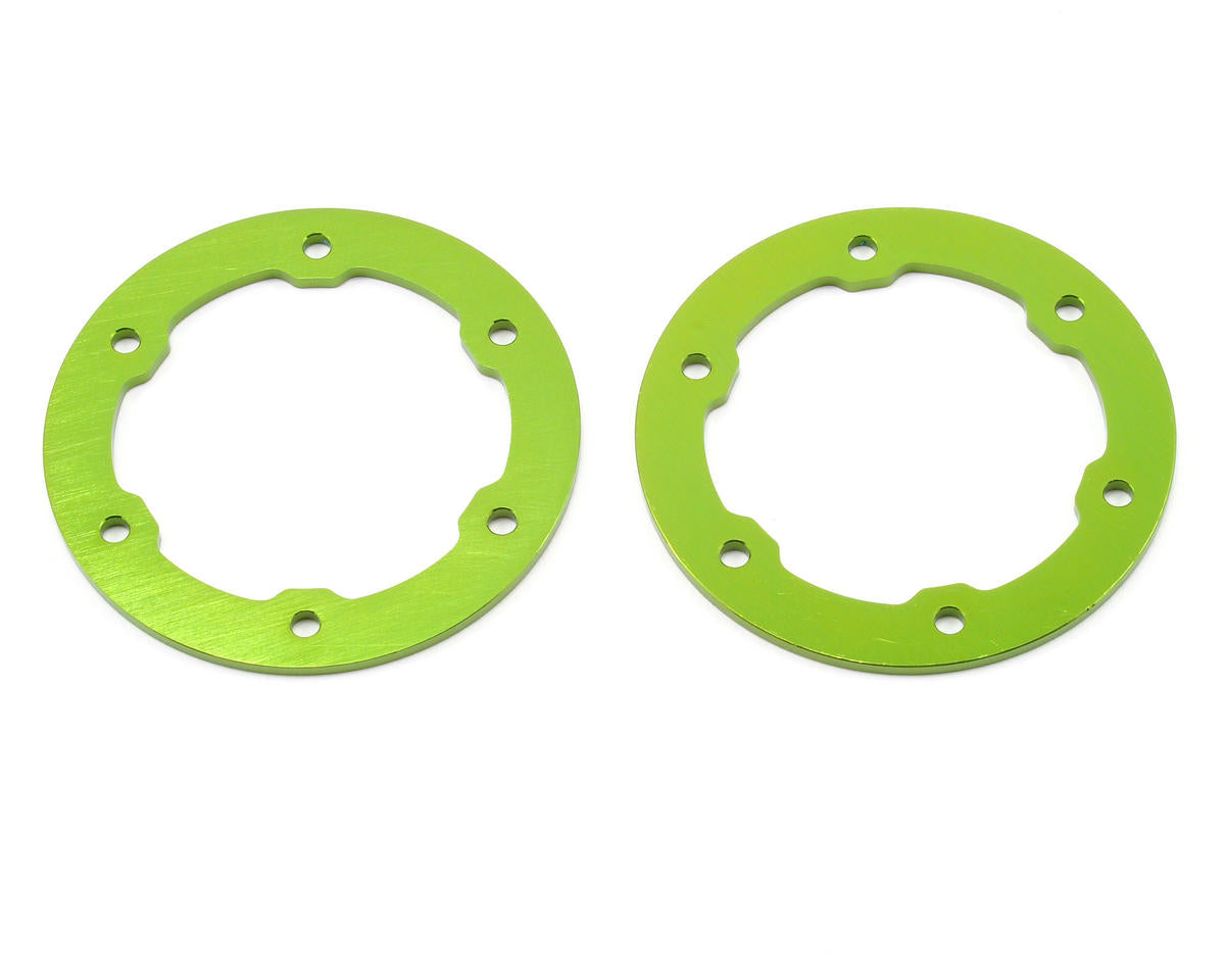 ST Racing Concepts Aluminum Beadlock Rings (Green) (2)