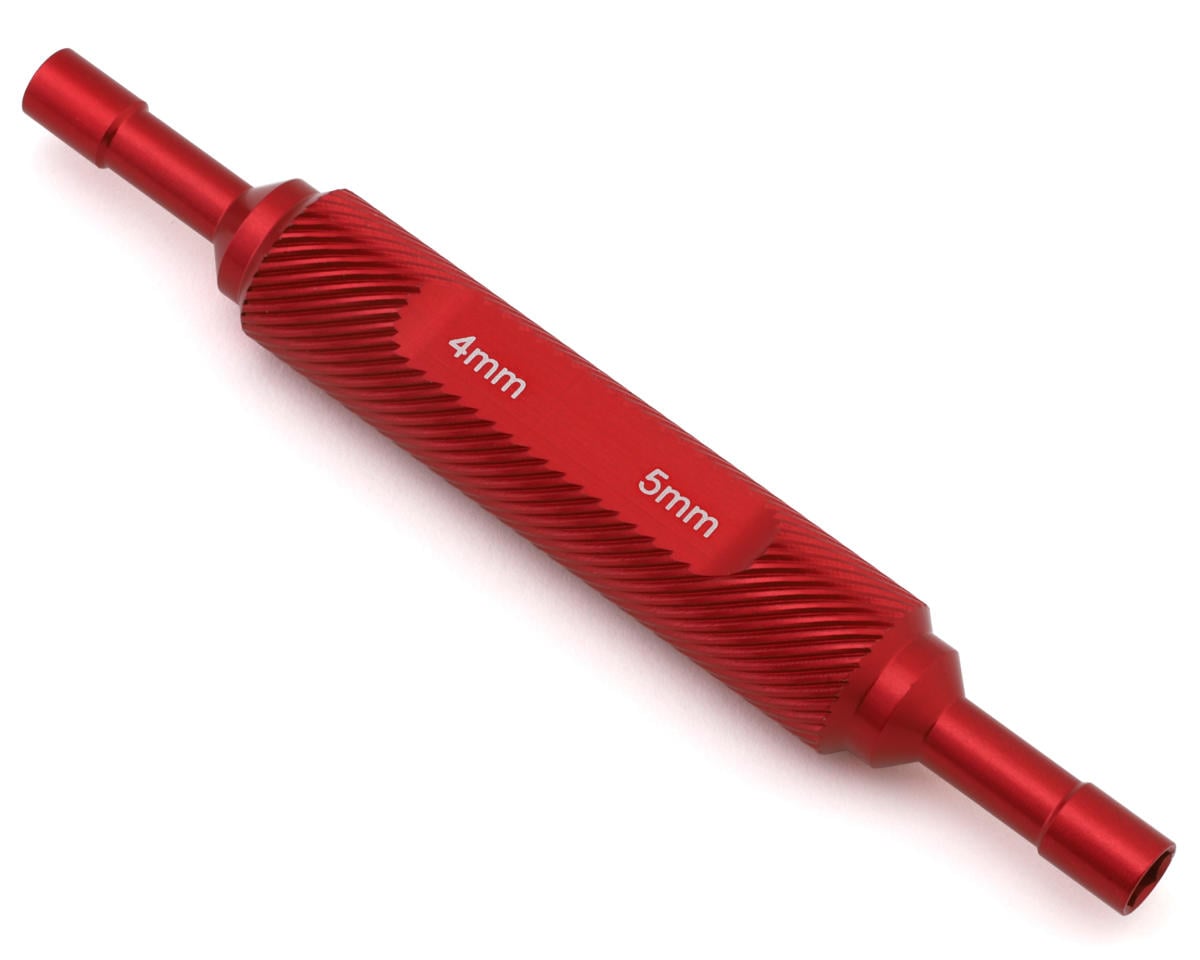 ST Racing Concepts Mini Crawler Aluminum Thin-Walled Wheel Nut Wrench (Red)