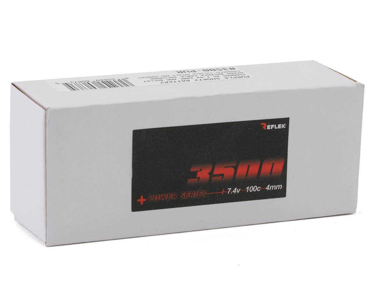 Scale Reflex 2s LiPo Battery 100C (7.4V/3500mAh) w/4mm Bullets