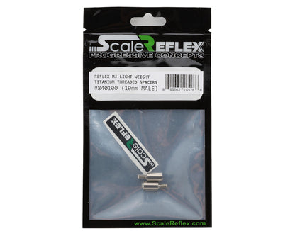 Scale Reflex Titanium Male/Female Threaded Stand off Spacer (2) (10mm)