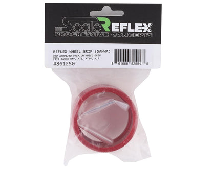 Scale Reflex Aluminum Sanwa/Airtronics Wheel Grip (Red)