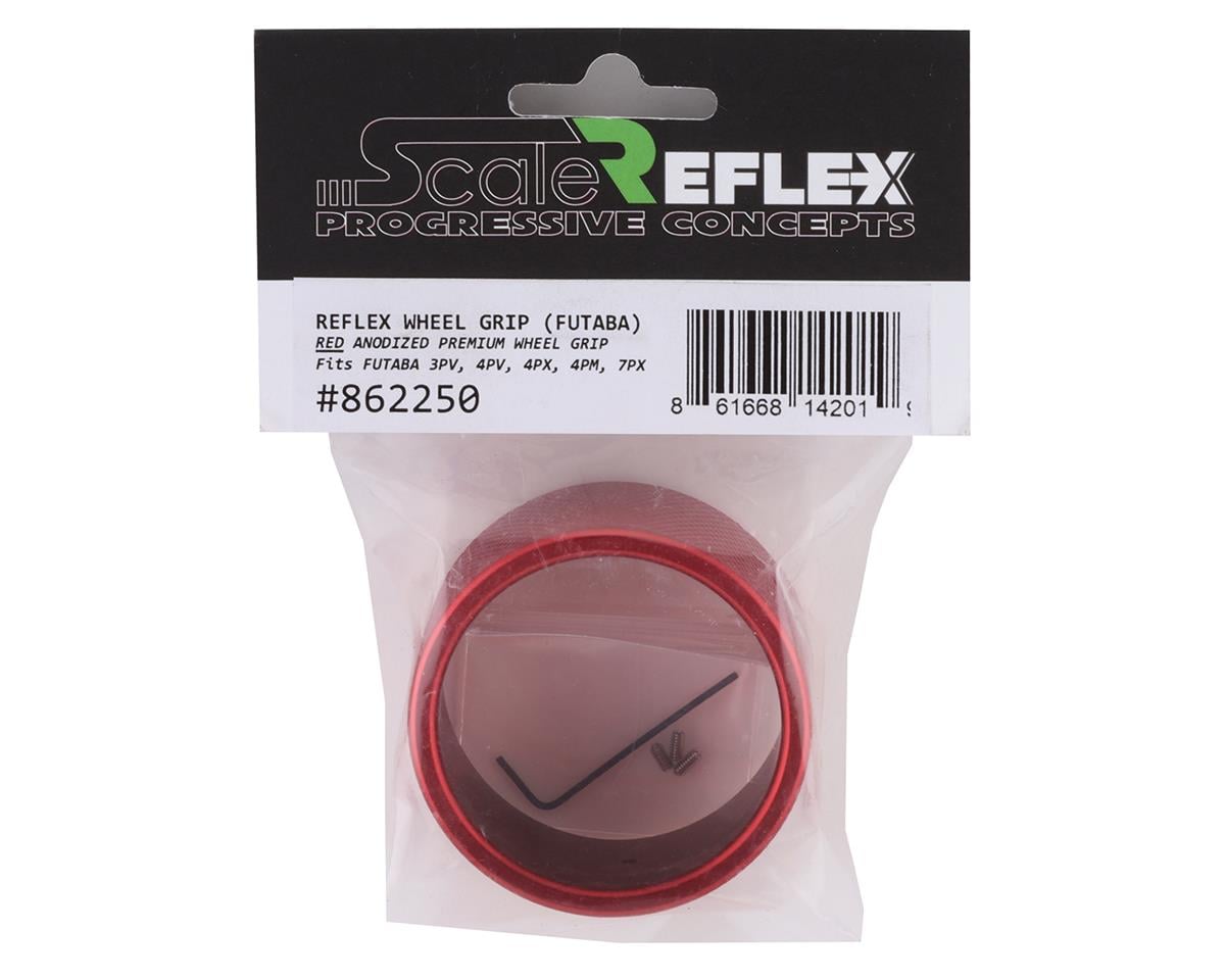 Scale Reflex Aluminum Futaba Wheel Grip (Red)
