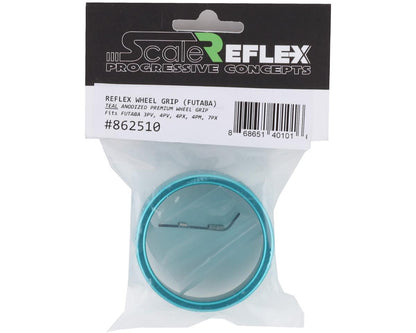 Scale Reflex Aluminum Futaba Wheel Grip (Teal)
