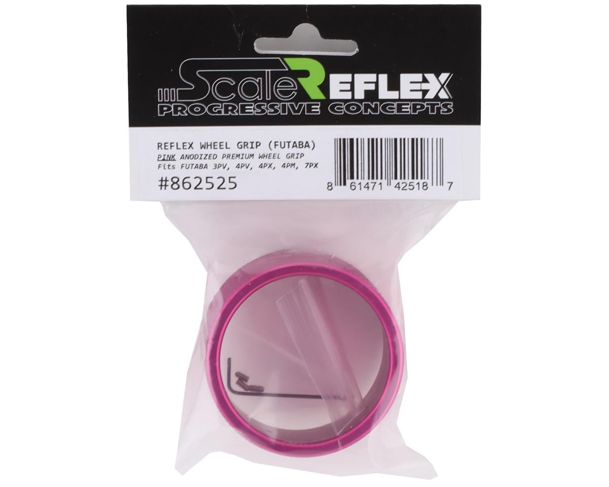 Scale Reflex Aluminum Futaba Wheel Grip (Pink)