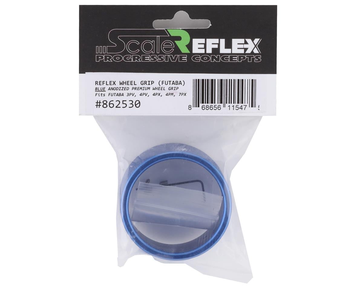 Scale Reflex Aluminum Futaba Wheel Grip (Blue)