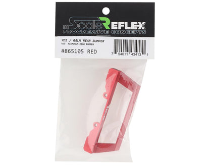 Scale Reflex YD2 Rear Aluminum Bumper (Red)