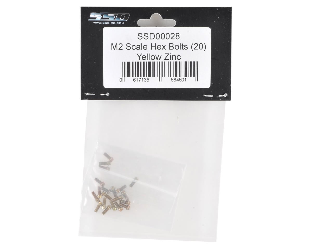 SSD RC 2x5mm Scale Hex Bolts (20)