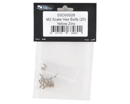 SSD RC 2x5mm Scale Hex Bolts (20)