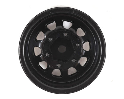 SSD RC D Hole 1.55" Steel Beadlock Crawler Wheels (Black) (2)