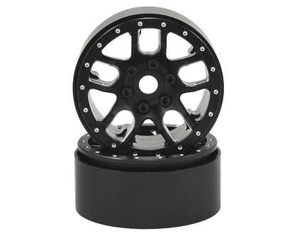 SSD RC 1.9"" Double Time Beadlock Wheels (Black) (2)