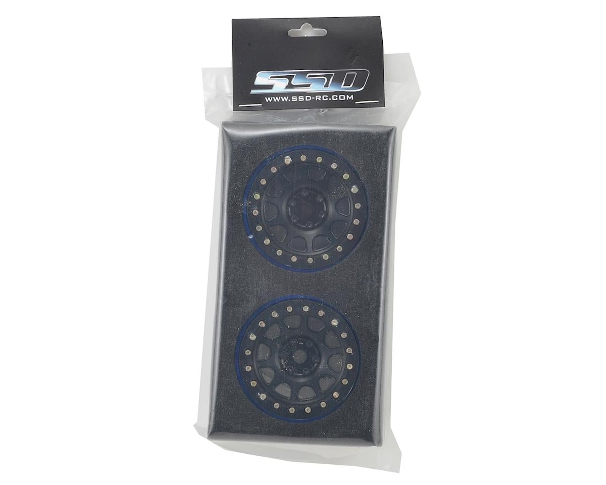 SSD RC 2.2 D Hole PL Beadlock Wheels (Black) (2) (Pro-Line Tires)